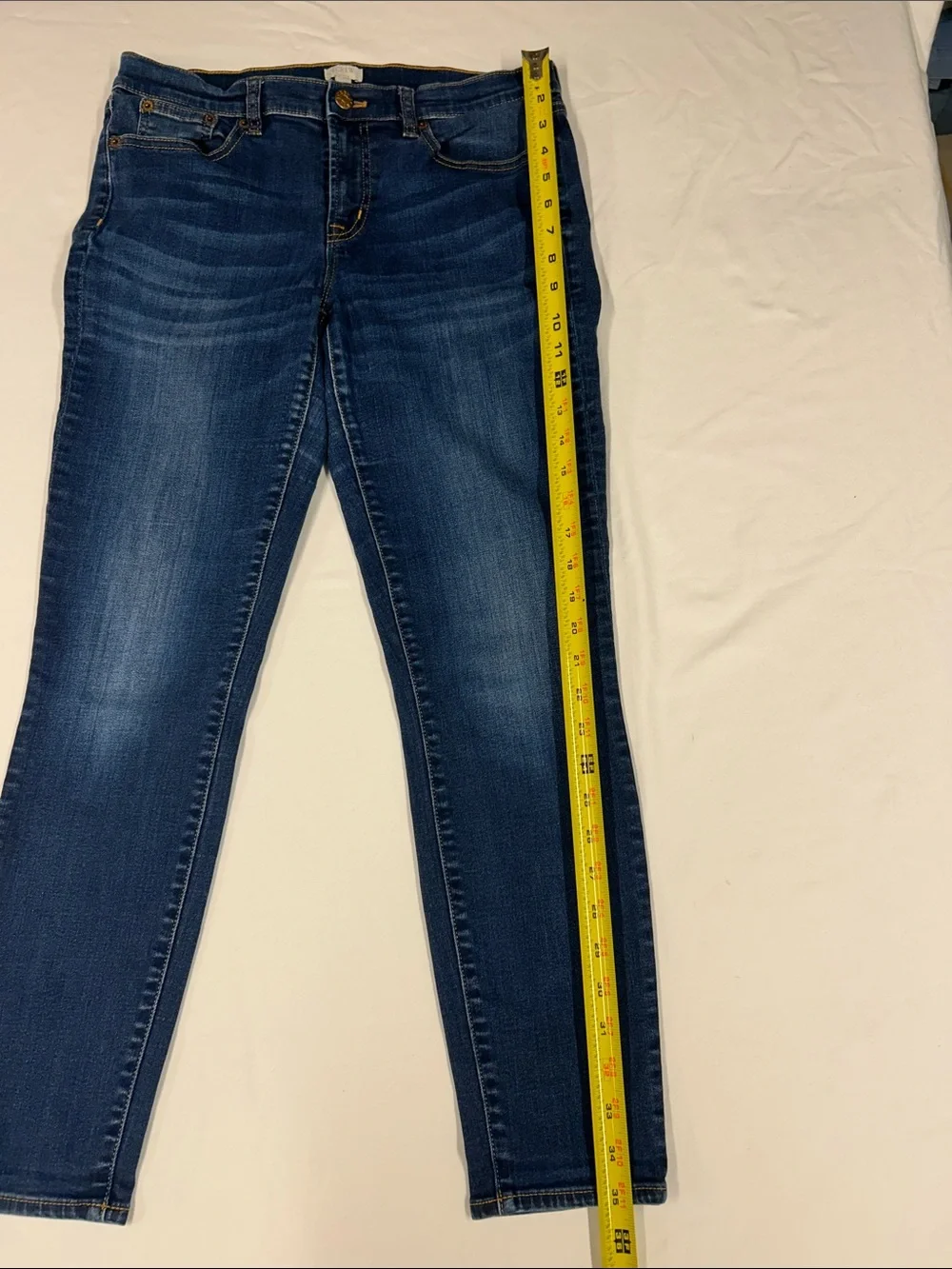 Womens J. Crew Dark Indigo Skinny Jeans